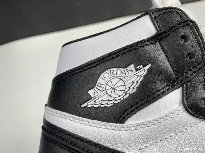 Cheap (2014) Retro Jordan Black White 555088-010 Air 1 0429